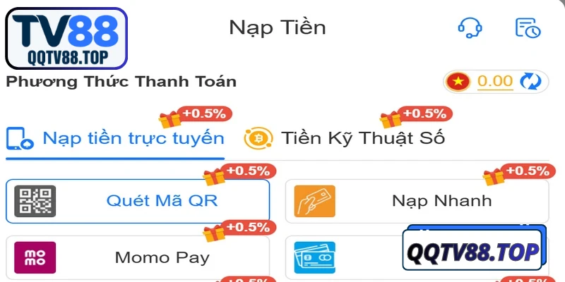 TV88 sở hữu nhiều ưu điểm nổi bật như hệ thống thanh toán đa dạng